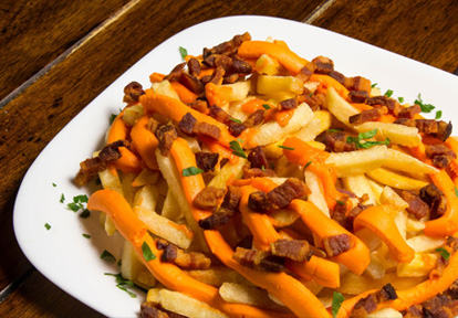 Papas con Cheddar